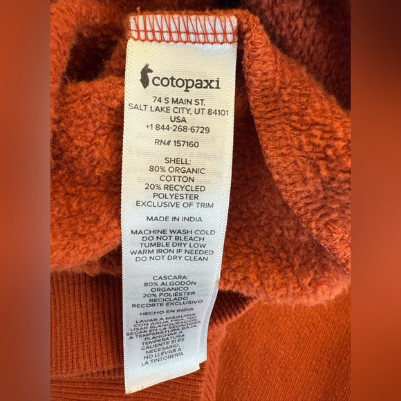 Cotopaxi Do Good Crew Neck Sweater Size XL - Picture 5 of 9